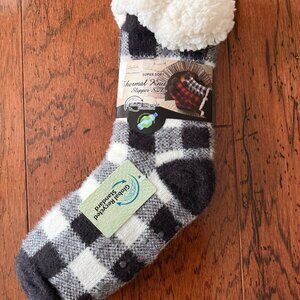 Fashion by Mirabeau Super Soft Thermal Slipper Socks – Buffalo Plaid
